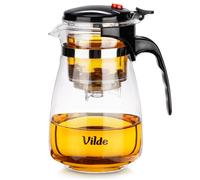 Pichet en verre avec infuseur - Verre borosilicaté - 960 ml - Transparent