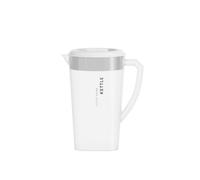 Pichet grande capacité 1,3 L/2,2 L/3 L - Plastique PP résistant à la chaleur et aux chutes - Bouilloire d'eau froide pour jus, réfrigérateur, boissons d'été (1,3 l, blanc)