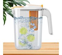 Pichet Infuseur Eau - Carafe Thé Fruits | Résistante Haute Température | Boisson Fraîche Maison | Seau Jus Grande Capacité | Accessoire Cuisine Japonaise | Glacée Thés Froid Verre Élégant Dur