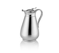 Pichet isotherme 0,6 l en acier chrome-nickel argenté, isolation sous vide à double paroi