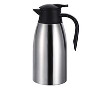 Pichet Isotherme 2L Carafe Isotherme en Acier Inoxydable Double Paroi Carafes à café et à thé Lait Boisson Rétention Chaude Froide 24H