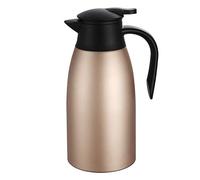Pichet Isotherme 2L Carafe Isotherme en Acier Inoxydable Double Paroi Carafes Thermique pour Café et thé