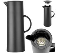 Pichet isotherme avec bouton poussoir et insert en verre 1 l - Hendi 449615