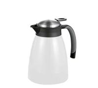 Pichet Isotherme corps inox 1 litre - Blanc