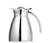 Esmeyer 305-077 Pichet Isotherme Empire, Double paroi 18/8, incassable Contenu : 1,0 L, Passe au Lave-Vaisselle, Acier Inoxydable, Argent