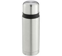 Leifheit Bouteille isotherme Coco 0,75L, Thermos café et thé à double paroi en acier inoxydable, Gourde isotherme résistante aux chocs à fermeture à vis antifuite, 100% étanche