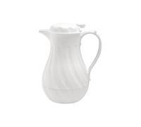 Pichet isotherme torsadé blanc 2 L