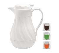 Pichet isotherme torsadé blanc 2 L