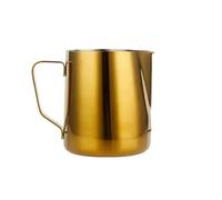 Pichet Lait Pichet à mousser 350/600 ml en acier inoxydable, tasse de barista pour la Crème(350ml,Color 2)