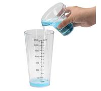 Pichet mesureur,Bouteille mélangeuse 70 cl, récipient de dilution | Verre doseur pour liquide de lavage auto | Pour Lavage Auto, Nettoyage Maison, Cuisine, Buanderie, Teinture Cheveux, Peinture, Cockt