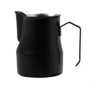 Pichet moussant à bec verseur de précision 350 ml pour latte art (noir 350 ml)