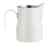 Pichet Mousseur à Lait 350ml, Inox 304, Bec Anti - Goutte, Poignée Confortable - Précision et Durabilité, Idéal Cafés Maison et Professionnels