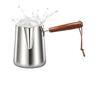 Pichet Mousseur Cruche Verseuse à Vapeur avec Résistance à la Chaleur pour | Pichet vapeur au lait Pour café espresso à la maison, au café, en cuisine, en camping, et au pique-ni