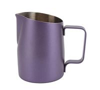 Pichet, Pichet à Lait Pichet à Mousser à Lait Pichet à Mousser à Lait Tasse à Café Bouche Inclinée Tirez Tasse à Fleurs for Café, Latte Art (Couleur : Violet, Taille : 450ml) (Violet 600ml) ( Color :