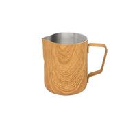 Pichet Pour Faire Mousser Le Lait 2 pièces pichet à mousse de lait en acier inoxydable, café fleur tirer, tasse latte, mousseur expresso, outil Barista, 300 ml, 600(300ml)