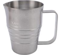 Pichet pour faire mousser le lait en acier inoxydable 304, résistant à la rouille, gobelet pour faire mousser le lait dans un bar, à la maison ou dans un magasin de café 670ML