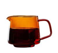 Pichet Pour Faire Mousser Le Lait Tasse à mesurer de couleur claire 300/550ml, 2 pièces, avec poignée, pichet lait, café, crémier, jus thé, mousseur, Latte(Orange,9.5 * 6.5 * 8.5cm)