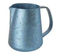 Pichet pour latte Art pour titane Pur 350ml Bec Verseur pour précis(blue) | pour titane pur grade alimentaire, bec anti-goutte pour précis, motifs pour latte , 350ml/12oz, pour idéal barista