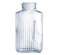 Pichet Quadro avec bouchon 2 l blanc - Luminarc - Transparent - Verre Transparent