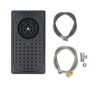 Pichet Rinser Rinse Rinse Rinse en verre en acier inoxydable Rinser Cup Washer Spray Rinser pour Home Kitchen Hotel Cafe Restaurant Restaurant (Black)