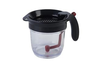 Pichet séparateur d'huile - Pichet égouttoir transparent, tasse à mesurer, piège à mailles amovible, dissolvant de graisse culinaire, outil de versement sans danger pour la chaleur | Dispositif de tra