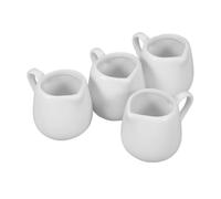 Pichets à lait en céramique, 4 pièces, Mini pichets crème pour Lait, Café, Sauce