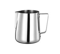 Pichets-mousseurs à lait Cuve à fleurs échelle interne et externe, mousseur café fantaisie Des Cafés et des Cappuccinos(Silver,1500ml)