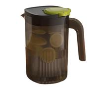 Pichets pour boissons - Carafe d'une capacité de 2 200 ml, récipient tolérant la température, grand pichet résistant à la chaleur avec filtre à poignée pour le stockage des boissons | Limonade Jus Caf