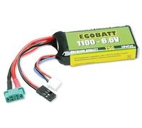 Pichler Batterie pour modélisme (Life) 6,6 V 1100 mAh Nombre de cellules : 2 25 C Softcase JR, MPX