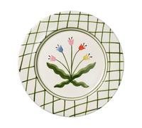 Pick a Poppy Madelen Möllard Tulip assiette Green. 28 cm