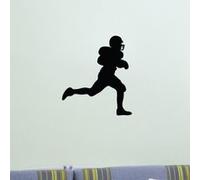 Pick and Stick Sticker Mural American football player - 40 x 30 cm, Noir Noir G