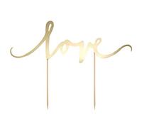 Pick avec inscription « Love » Dorata - Décoration pour gâteau de mariage