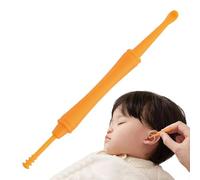 Pick d'oreille - Tool de retrait de la mode d'oreille douce, kit de nettoyant d'oreill portable réutilisable à double tête, curette sécurisée de la cuillère à oreille sécurisée | Ensemble de nettoyag