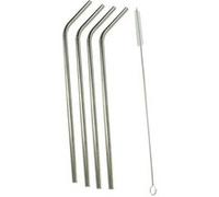 Pick & Drink - 4 pailles en inox avec goupillon NC G