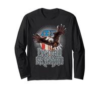 Pick Em Up Eagle Free Bird Stars Stripes Rock Manche Longue