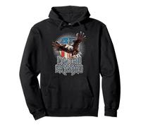 Pick Em Up Eagle Free Bird Stars Stripes Rock Sweat à Capuche