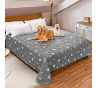 PICK FOR LIFE 208 x 259 cm - Couverture imperméable pour chien - Lavable - Antidérapante - Offre une couverture et une protection complètes pour votre canapé, lit, siège de voiture