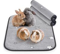 PICK FOR LIFE Coussinets PIPI anti-fuite et absorbants rapides pour cochons d'Inde et lapins - Tapis en polaire lavable pour cage, sol, canapé