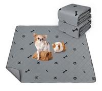 PICK FOR LIFE Lot de 2 coussinets PIPI absorbants pour cochons d'Inde, 60 x 90 cm, lavables, pour lapins, tapis PIPI réutilisables, pour hamsters, lapins, chiens