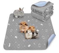 PICK FOR LIFE Tapis absorbants réutilisables pour cochons d'Inde, lavables et super absorbants, tapis pour petits animaux pour lapins, hamsters, chiots