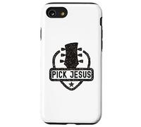 Pick Jesus Guitare Pasteur Chrétien Pasteur Coque pour iPhone SE (2020) / 7/8