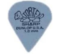 Jim Dunlop Médiators Tortex Sharp 100 Bleu – 12 pièces