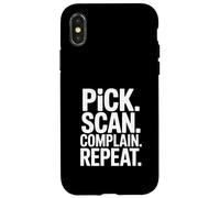 Pick Scan Plainte Repeat Warehouse Worker Life Coque pour iPhone X/XS
