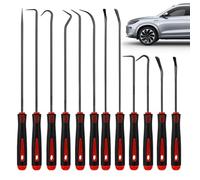 Pick Set - Automotive Alloy Head Screwdriver | 12 Pieces Car Hook And Pick Tool Set For Vehicle Car Sedan Scooter SUV Electronic Model Building Furniture Workshop Garage