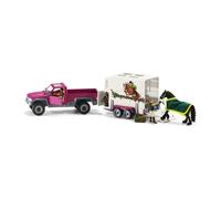 Pick-up avec remorque pour cheval - SCHLEICH - 42346 - A partir de 5 ans