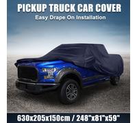 Pick-up Camion Voiture Couverture Étanche 190TPolyuréthaneCouvercle Bleu marin