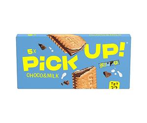 PiCK UP ChocoundMilk Lot de 5 barres à biscuits au chocolat au lait et crème au lait (5 x 28 g)