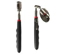 Pick up Lot de 2 outils télescopiques à LED magnétique pour miroir d'inspection (aimant avec LED et miroir)
