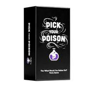 Pick Your Poison Dyce Games What Would You Rather Do?” - Le Jeu Que préférez-Vous Faire ? en Anglais - Édition familiale - À partir de 10 Ans - 3 à 10 Joueurs - Anglais