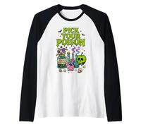 Pick Your Poison, Funny Halloween Men Women Manche Raglan